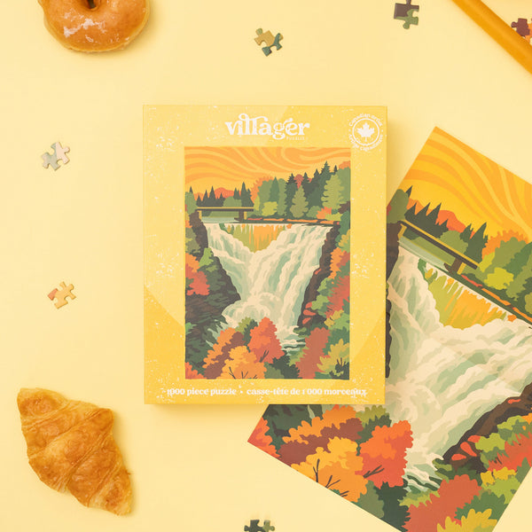 Autumn Cascade 1000 Piece Puzzle | Villager Puzzles | boogie + birdie