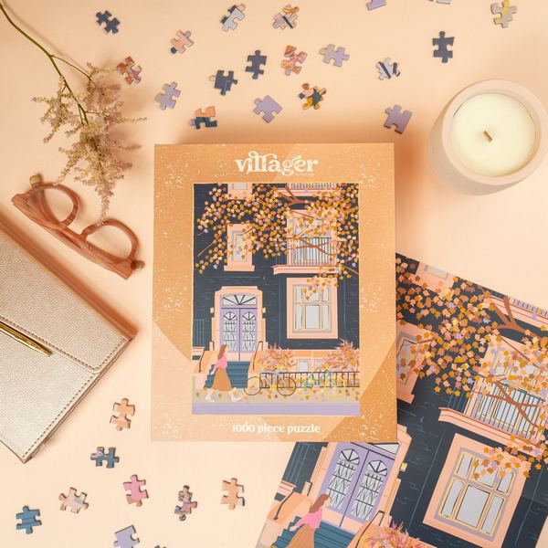 Autumn In Montreal 1000 Piece Puzzle | Villager Puzzles | boogie + birdie