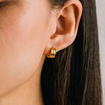Baby Hailey Waterproof Hoop Earrings | Lover’s Tempo | boogie + birdie