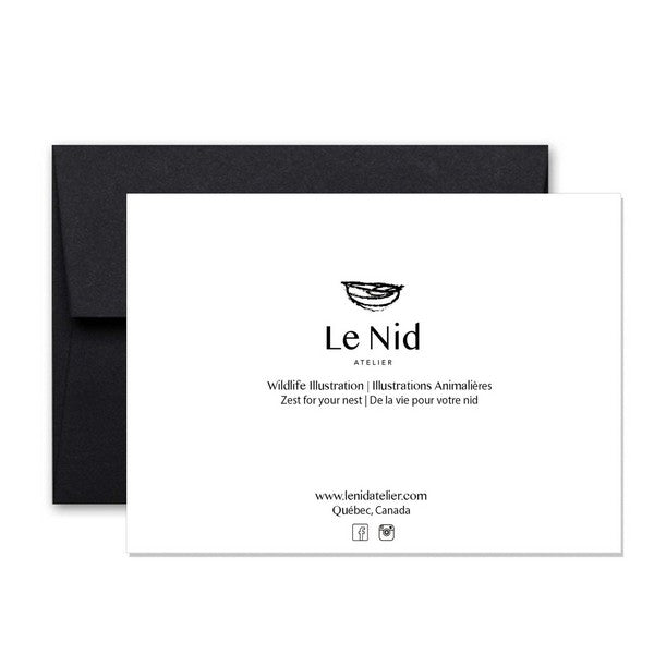 Raccoon Art Card | Le Nid Atelier | boogie + birdie