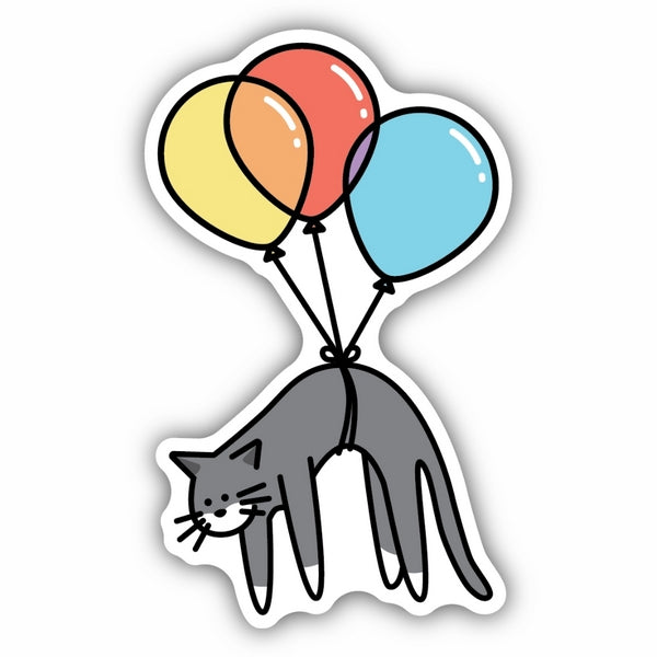 Balloon Cat Sticker | Stickers Northwest | boogie + birdie