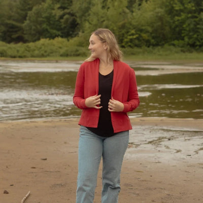 Poppy Spruce Cardigan | Blondie Apparel | boogie + birdie