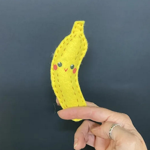 Banana Catnip Toy | Puddin Paws | boogie + birdie