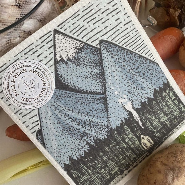 Bankhead Mountain Swedish Dishcloth (SD22BANKH) | Pika & Bear | boogie + birdie