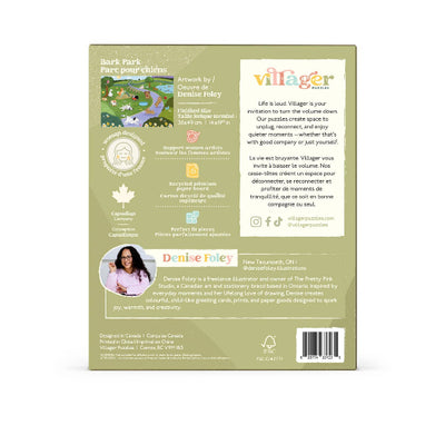 Bark Park 250 Piece Puzzle | Villager Puzzles | boogie + birdie