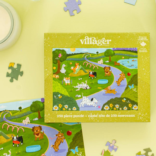 Bark Park 250 Piece Puzzle | Villager Puzzles | boogie + birdie