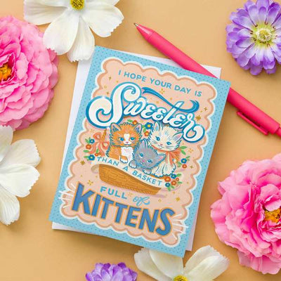 Basket of Kittens Birthday Cards | To & Fro Gift Co. | boogie + birdie
