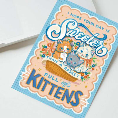 Basket of Kittens Birthday Cards | To & Fro Gift Co. | boogie + birdie