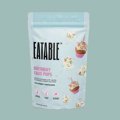Birthday Cake Pops Gourmet Popcorn | Eatable | boogie + birdie