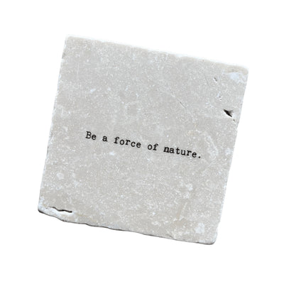 Be a Force of Nature Marble Coaster | Cedar Mountain | boogie + birdie