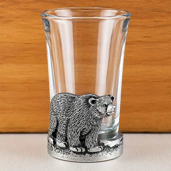 Pewter Bear Shot Glass | Basic Spirit | boogie + birdie