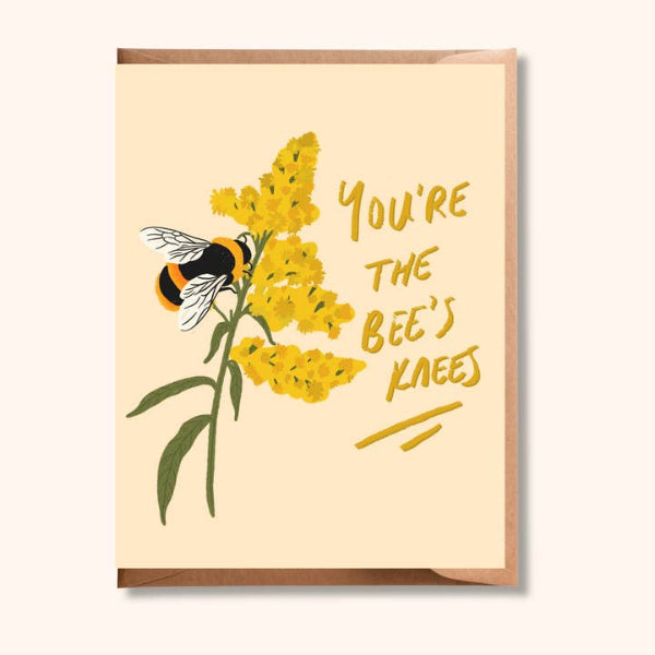 You're The Bee's Knees Friendship Card | Brush + Bird Paper Co. | boogie + birdie