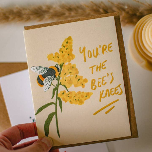 You're The Bee's Knees Friendship Card | Brush + Bird Paper Co. | boogie + birdie