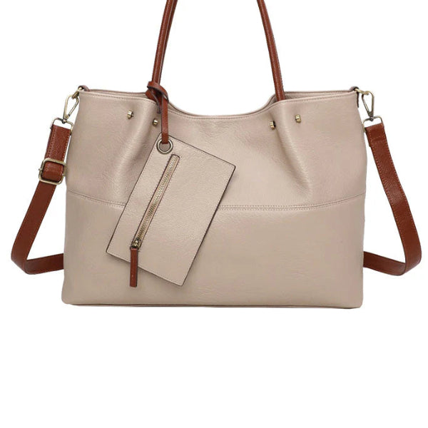 Beige 3-in-1 Tote Bag | Bags + Wallets | boogie + birdie