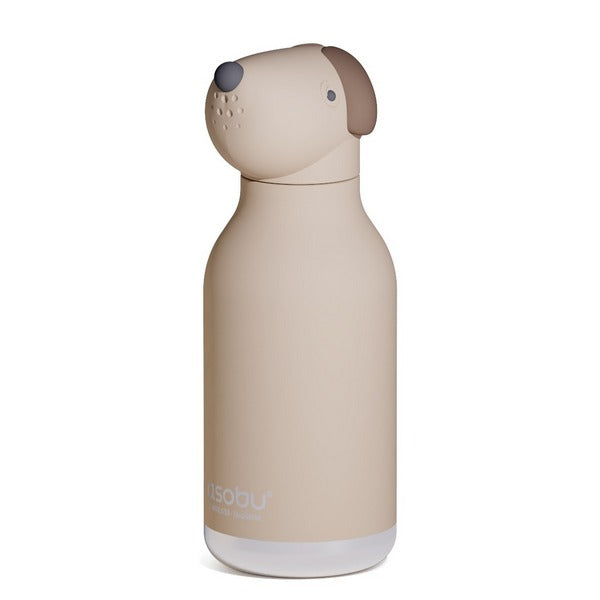 Beige Dog Water Bottle | asobu Bottles | boogie + birdie
