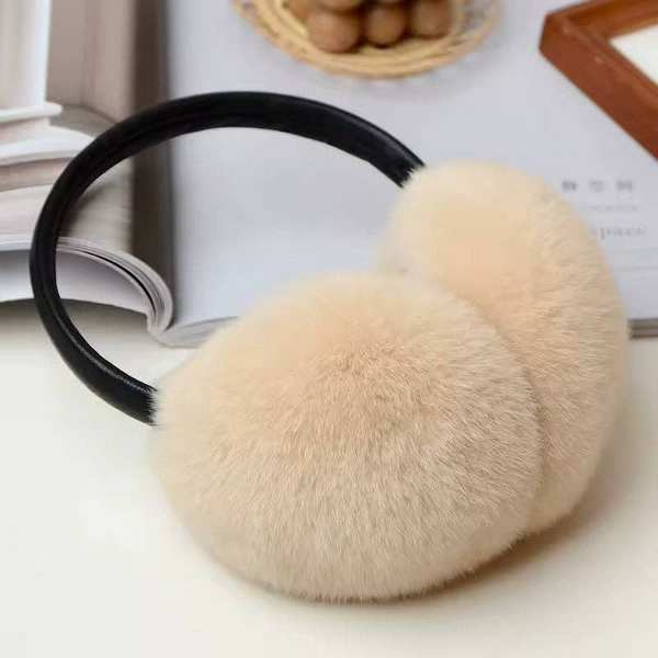Beige Adjustable Earmuffs | Accessories | boogie + birdie