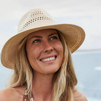 Beige Fitzroy Safari Medium Hat | Kooringal | boogie + birdie