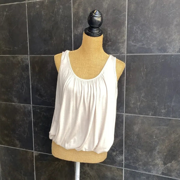 Beige Viscose Tank Top | Beyond Capri | boogie + birdie

