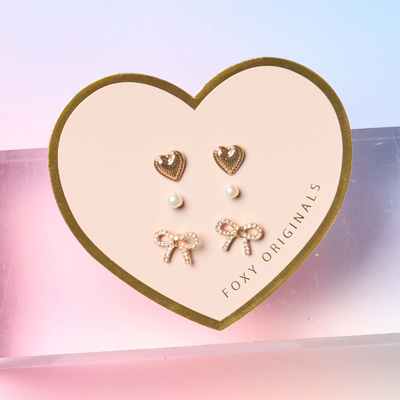 Gold Bella Mix & Match Earring Set | Foxy Originals | boogie + birdie