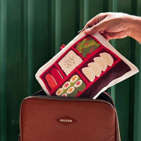 Bento Sushi Zip Pouch | Maivan | boogie 