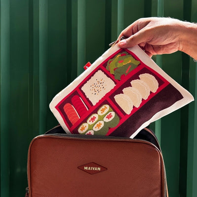 Bento Sushi Zip Pouch | Maivan | boogie