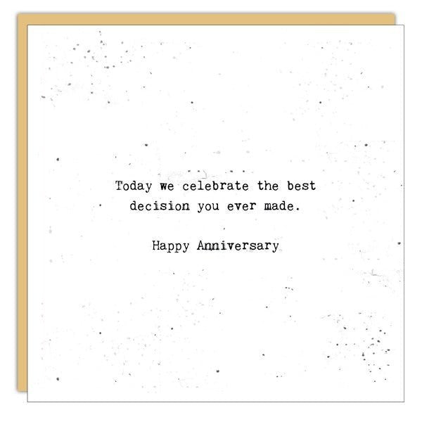 Best Decision Card | Cedar Mountain | boogie + birdie