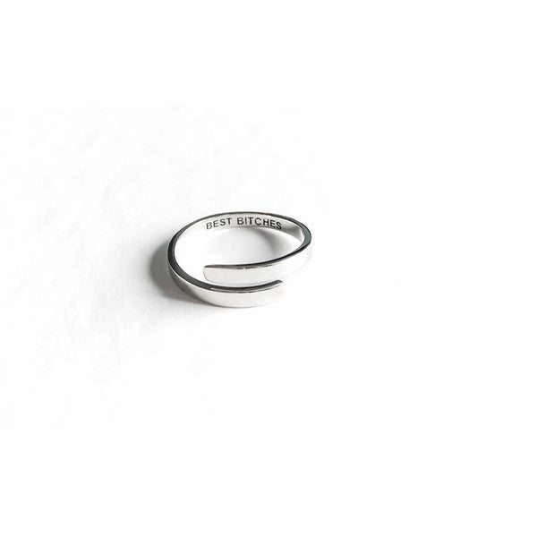 Best Bitches Adjustable Ring | Glasshouse Goods | boogie + birdie