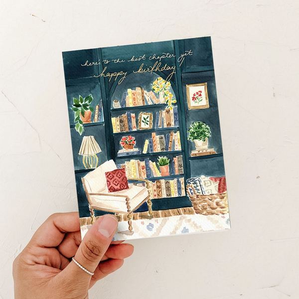 Best Chapter Yet Birthday Card  | Almeida Illustrations | boogie + birdie