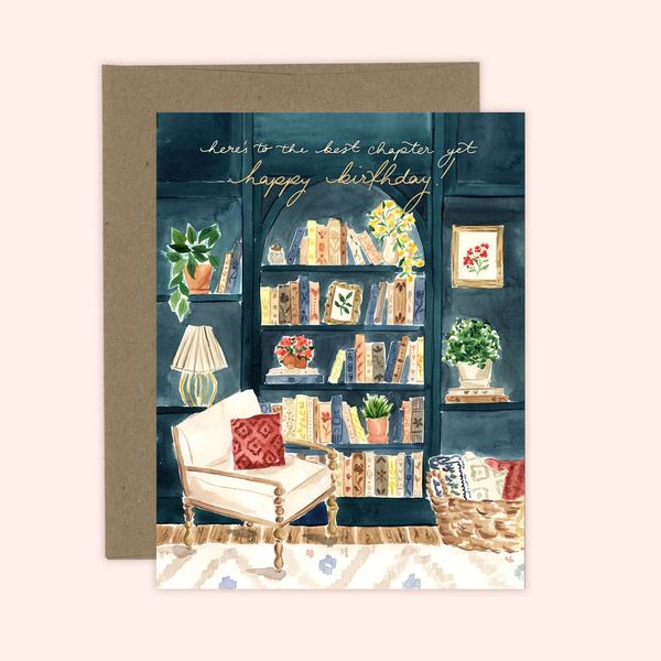 Best Chapter Yet Birthday Card  | Almeida Illustrations | boogie + birdie