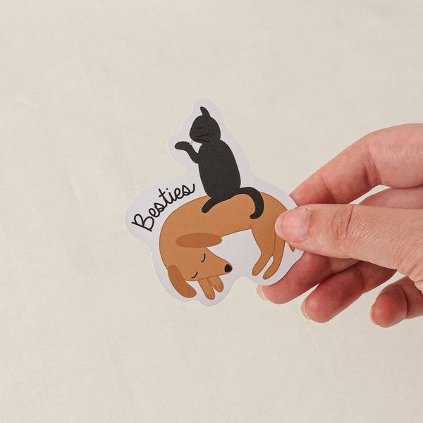 Besties Vinyl Sticker | Mimi & August | boogie + birdie