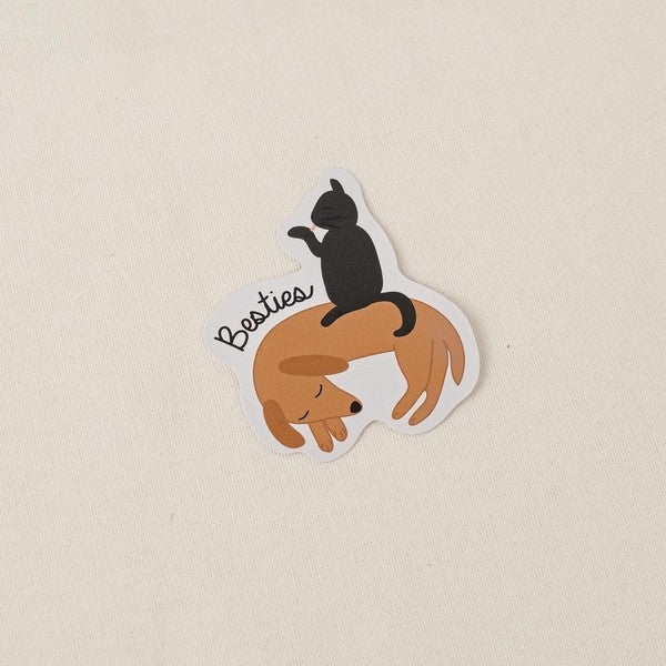 Besties Vinyl Sticker | Mimi & August | boogie + birdie