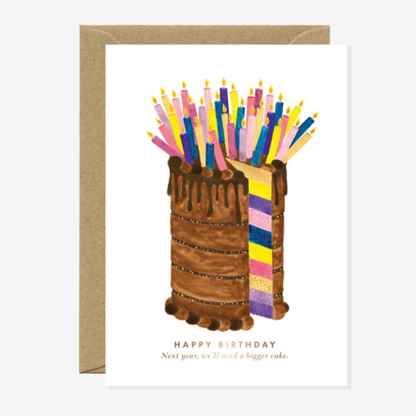 Bigger Cake Birthday Card (30642) | All The Ways to Say | boogie + birdie