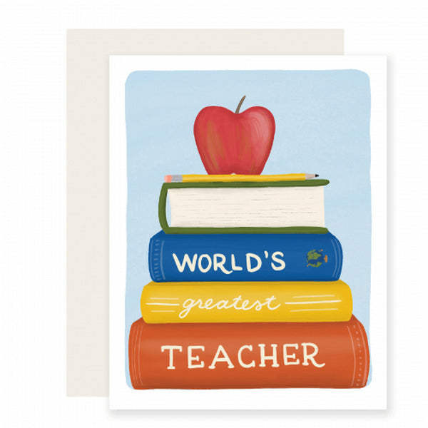 Worlds Greatest Teacher Graduation Card | Slightly Stationery | boogie + birdie