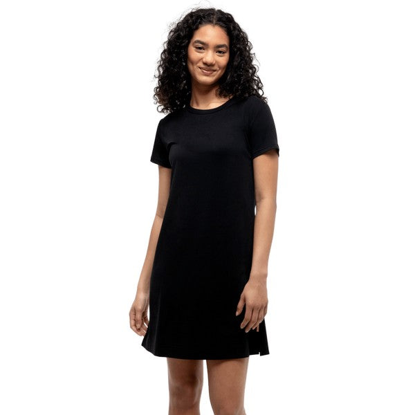 Meteorite Black Birchwood Dress (TCW6234-0164) | tentree | boogie + birdie