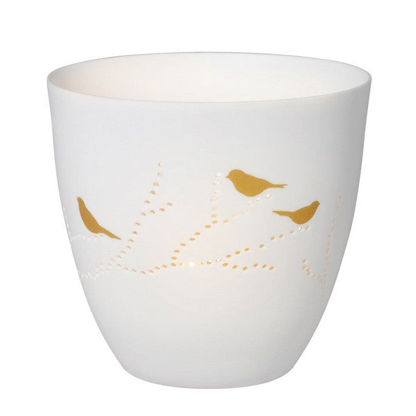Bird Porcelain Tealight Holder