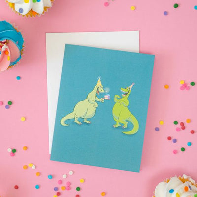 Birthdaysaurus Rex Birthday Card | Carabara Designs | boogie + birdie