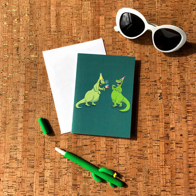 Birthdaysaurus Rex Birthday Card | Carabara Designs | boogie + birdie