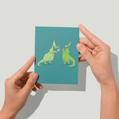 Birthdaysaurus Rex Birthday Card | Carabara Designs | boogie + birdie