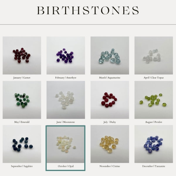 Gold Glow Opal October Birthstone Necklace | Open Fire | boogie + birdie