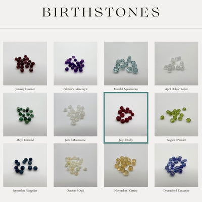 Silver Glow Ruby July Birthstone Necklace | Open Fire | boogie + birdi…