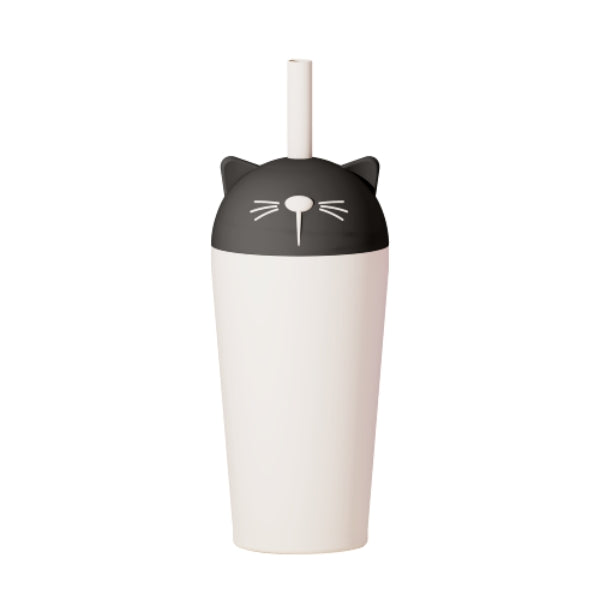 Black & White Cat Sippy Tumbler | asobu Bottles | boogie + birdie