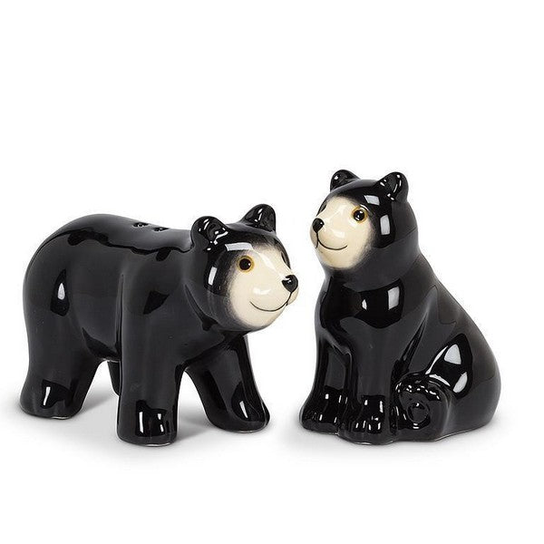Black Bear Salt & Pepper Shaker Set | Kitchenware | boogie + birdie