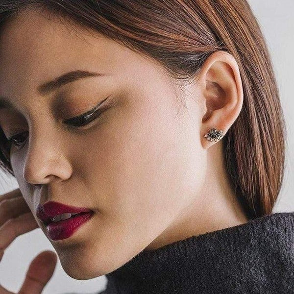 Black Diamond Nico Fan Stud Earrings | Lover's Tempo | boogie + birdie