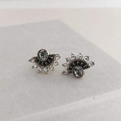 Black Diamond Nico Fan Stud Earrings | Lover's Tempo | boogie + birdie
