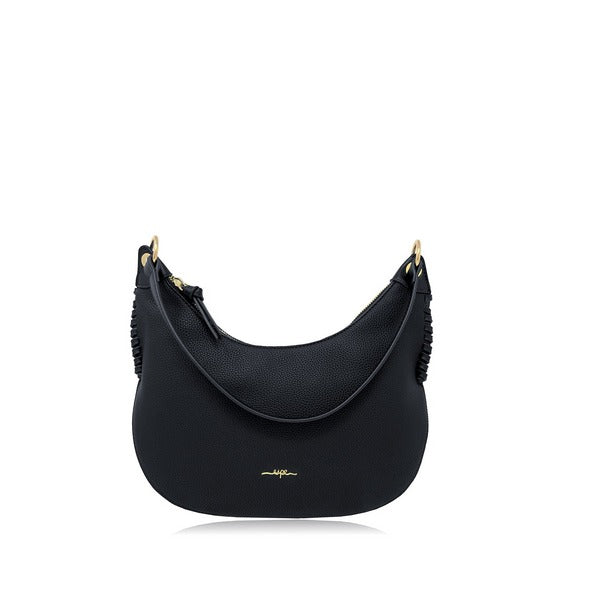 Black Ines Crossbody Bag | espe vegan bags | boogie + birdie
