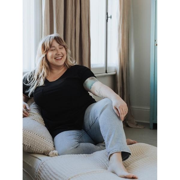 Blondie Apparel Black Janis T-Shirt | boogie + birdie