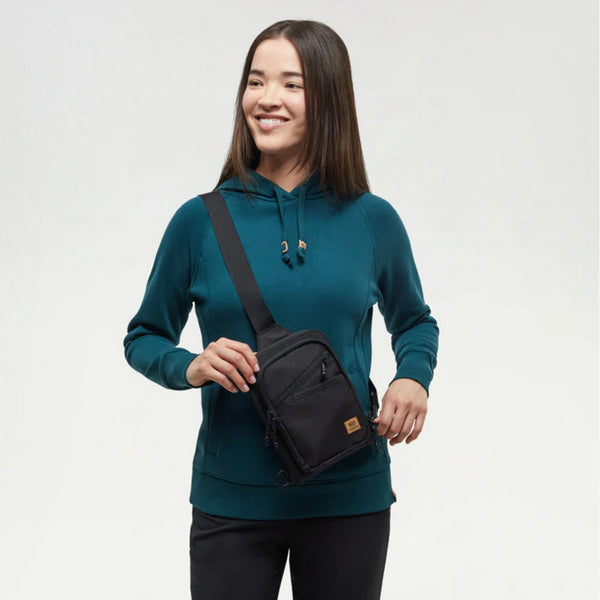 Meteorite Black Newport Sport Crossbody Bag | tentree | boogie + birdie