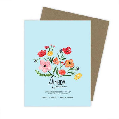 Happy Bloomin' Birthday Card | Almeida Illustrations | boogie + birdie