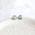 Blue Gold Flake Stud Earrings | Birch Jewellery | boogie + birdie