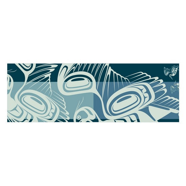 Blue Heron Hailsa/Heiltsuk Scarf | Native Northwest | boogie + birdie